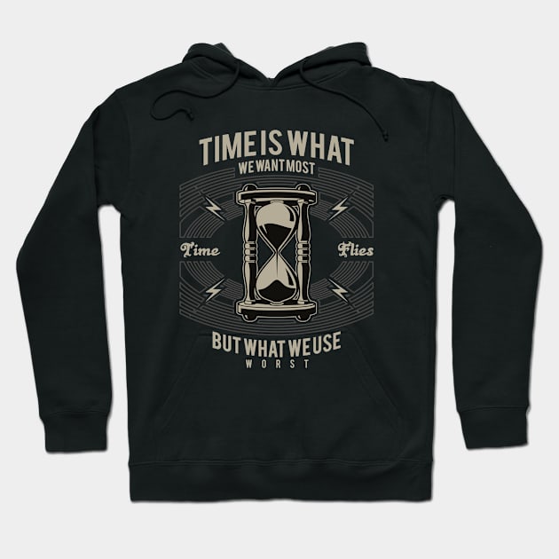 Time Vintage Hoodie by ChapulTee